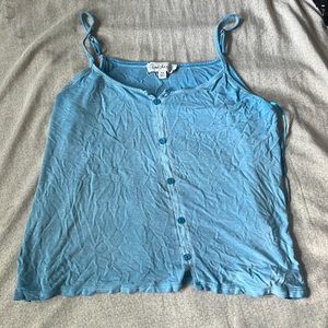 4/$25 Blue acid wash Tank Top